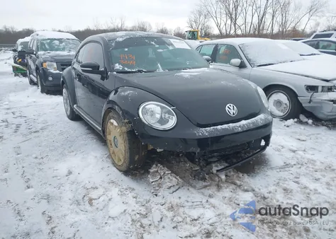 2012 Volkswagen Beetle 2.5L из США, поврежденный, VIN 3VWJP7AT9CM659811